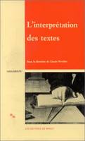 L'interprétation des textes