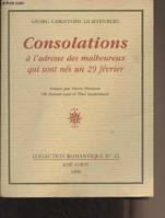 Consolations à l'adresse des malheureux qui sont nés un 29 février, et autres textes