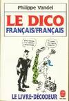 Le dico français-français