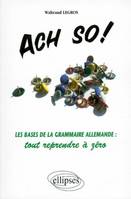 Ach so! Les bases de la grammaire allemande : tout reprendre à zéro, Livre