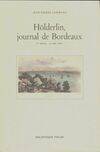 Holderlin journal de Bordeaux, 1er janvier-14 juin 1802