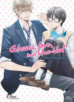 Glasses, love and blue bird