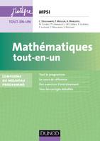 Mathématiques tout-en-un MPSI - 3e éd. - Conforme au nouveau programme, Conforme au nouveau programme