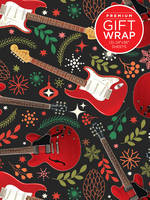 Hal Leonard Wrapping Paper - Red Guitar Theme