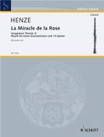Le Miracle de la Rose, Imaginäres Theater II. clarinet and 13 players. Partie soliste.