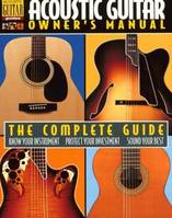 ACOUSTIC GUITAR OWNER'S MANUAL LIVRE SUR LA MUSIQUE