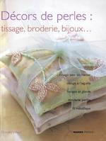 Décors de perles : tissages broderie bijoux.: .. : tissage avec un métier à l'aiguille franges et glands broderie perlée fil méttalique, tissage, broderie, bijoux