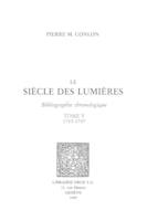 Le Siècle des Lumières : bibliographie chronologique. T. V, 1743-1747