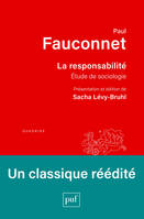 La responsabilité, Etude de sociologie