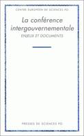 La conférence intergouvernementale, Enjeux et documents