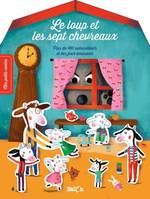 Mes petits contes autocollants : Le loup et les sept chevreaux