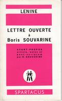 Lettre ouverte à Boris Souvarine