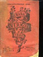 ALMANACH VERMOT 1940.