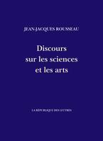 Discours sur les sciences et les arts