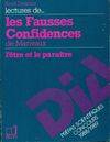 Lectures de les fausses confidences de marivaux : L'être et le paraître, l'être et le paraître