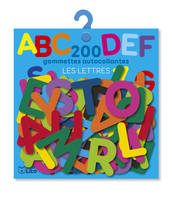 Les lettres : 200 gommettes autocollantes