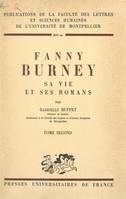 Fanny Burney, sa vie et ses romans (2)