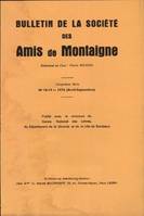 Bulletin de la Société des amis de Montaigne. V, 1976-2, n° 18-19