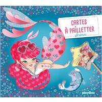 Cartes à pailleter - Sirènes