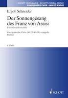 Der Sonnengesang des Franz von Assisi, 2 mixed choirs (SATB/SATB). Partition de chœur.