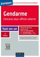 1, Gendarme - Concours sous-officier externe - 3e éd. - Tout-en-un, Tout-en-un