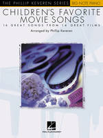 Children's Favorite Movie Songs, The Phillip Keveren Series - 14 Great Songs from 14 Great Films arranged for Big-Note Piano