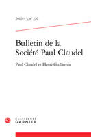 Bulletin de la Société Paul Claudel, Paul Claudel et Henri Guillemin
