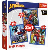 PUZZLE 3EN1 (20-36-50PCS) - SPIDERMAN LA FORCE