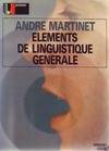 Eléments de linguistique générale