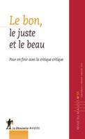 Revue du MAUSS numéro 51 Le bon, le juste et le beau