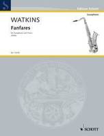 Fanfares, for soprano saxophone and piano. soprano saxophone and piano.