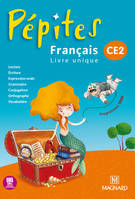 Pépites - Français livre unique CE2 (2011) - Livre de l'élève, CE2