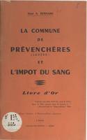 La commune de Prévenchères (Lozère) et l'impôt du sang, Livre d'or