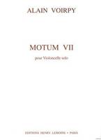 Motum VII, Violoncelle