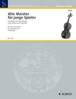 Vieux maîtres pour la jeunesse, Pièces classiques faciles. viola and piano.