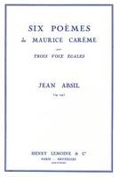 Poèmes de M. Carème (6)