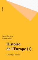 Histoire de l'Europe., 1, L'héritage antique, Histoire de l'Europe, L'Héritage antique