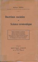 Doctrines sociales et science économique
