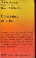 Croissance et crise - Petite collection maspero n°226.