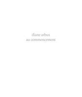 Diane Arbus au commencement