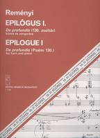 Epilogue I. De profundis (Psalm 130) für Horn un, De profundis (Psalm 130) für Horn und Klavier