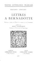 Lettres à Bernadotte, Sources et Origine de l’Esprit de Conquête et de l’Usurpation