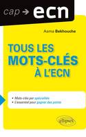 Mots clés à l'ECN (classés par items)