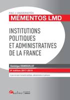 Institutions politiques et administratives de la France / 2017-2018