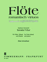 Sonate en fa majeur, flute (oboe) and piano.