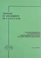 Le fonctionnement du transporteur tonoplastique du citrate du latex d'Hévéa Brasiliensis, Relations avec l'activité adhénosine-triphosphatase membranaire