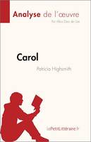 Carol, de Patricia Highsmith