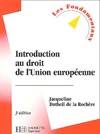 Introduction au droit de l'Union européenne 3e édition