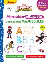 Disney - Spidey et ses amis extraordinaires - Mon cahier effaçable - J'écris les lettres majuscules