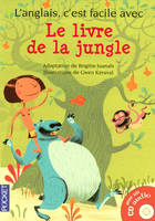 L'anglais, c'est facile avec le livre de la jungle + 1 CD (filmé), Livre+CD